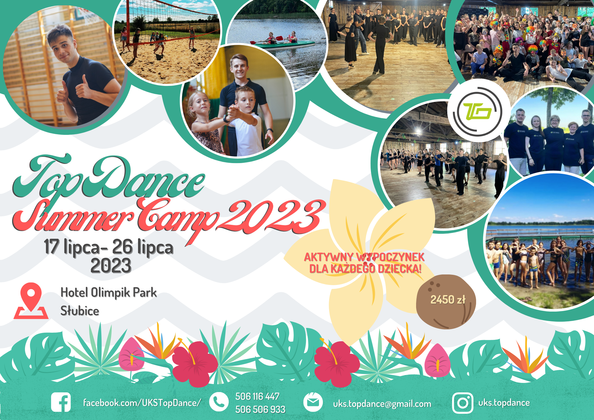 letni obóz sportowy TOP DANCE CAMP 2023
