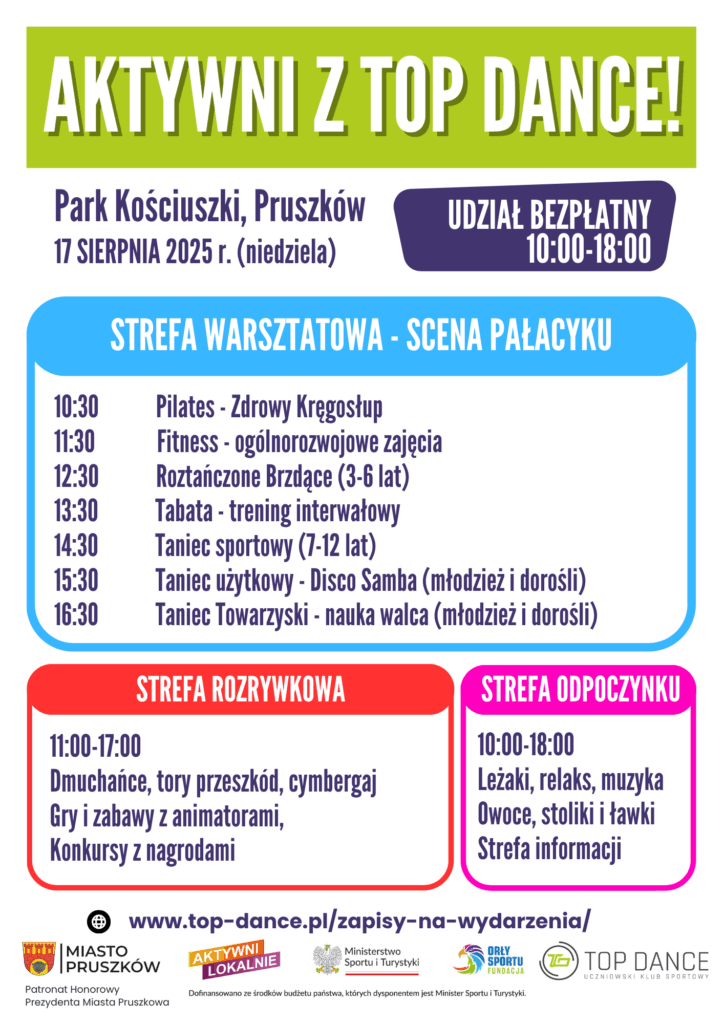 AKTYWNI Z TOP DANCE - plan