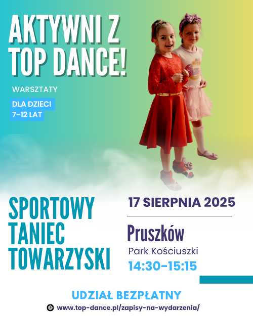 taniec sportowy towarzyski 7-12 lat